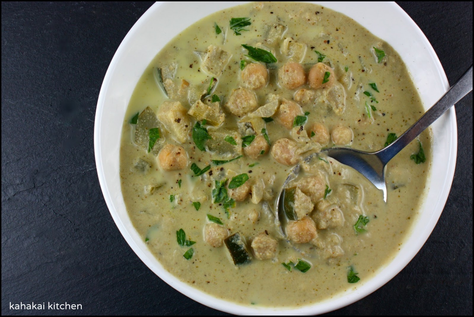 Kahakai Kitchen Chickpea, Vegetable & Walnut Soup (aka "The Souper