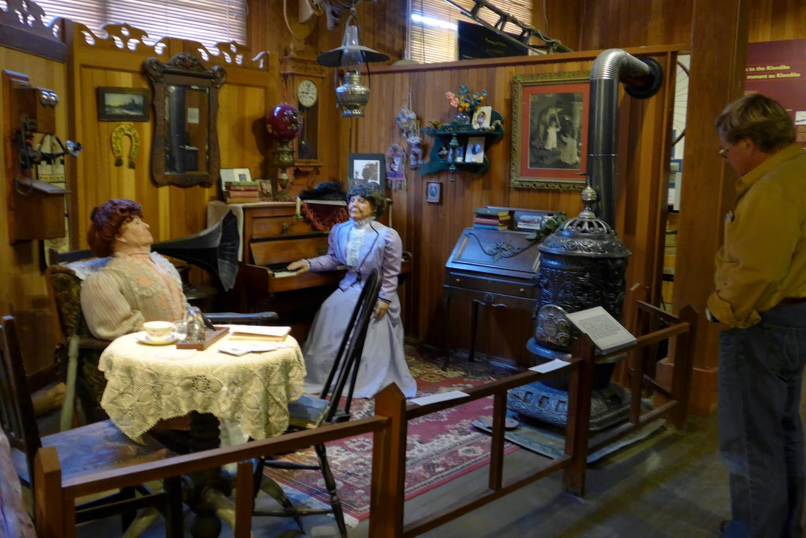 Display inside the Dawson City Museum
