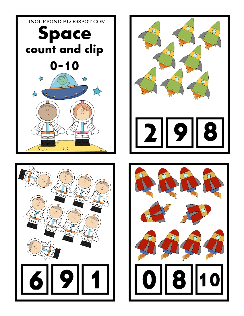 Space count and clip in our pond