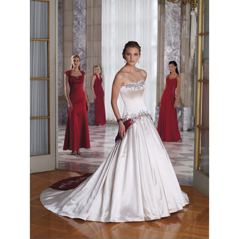 SHE FASHION CLUB Red And White Wedding Dresses