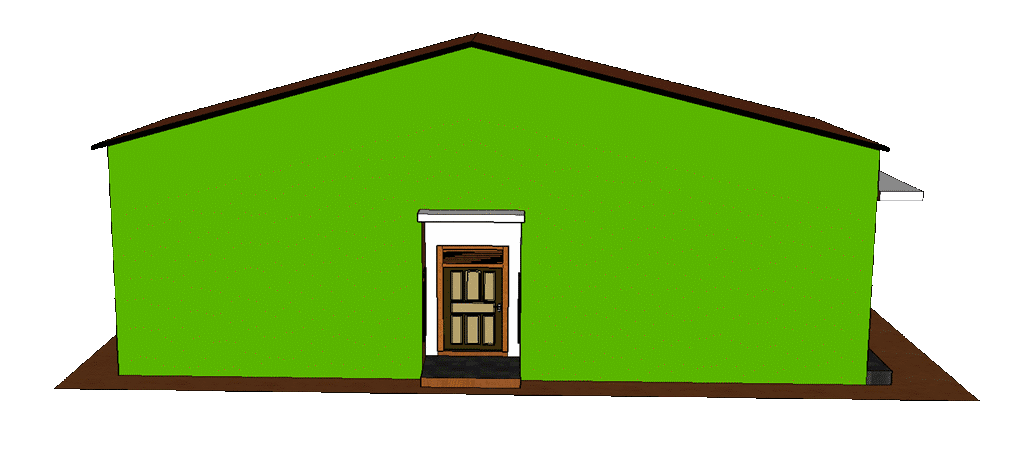 rumahku simple Tampilan desain sisi kiri rumah