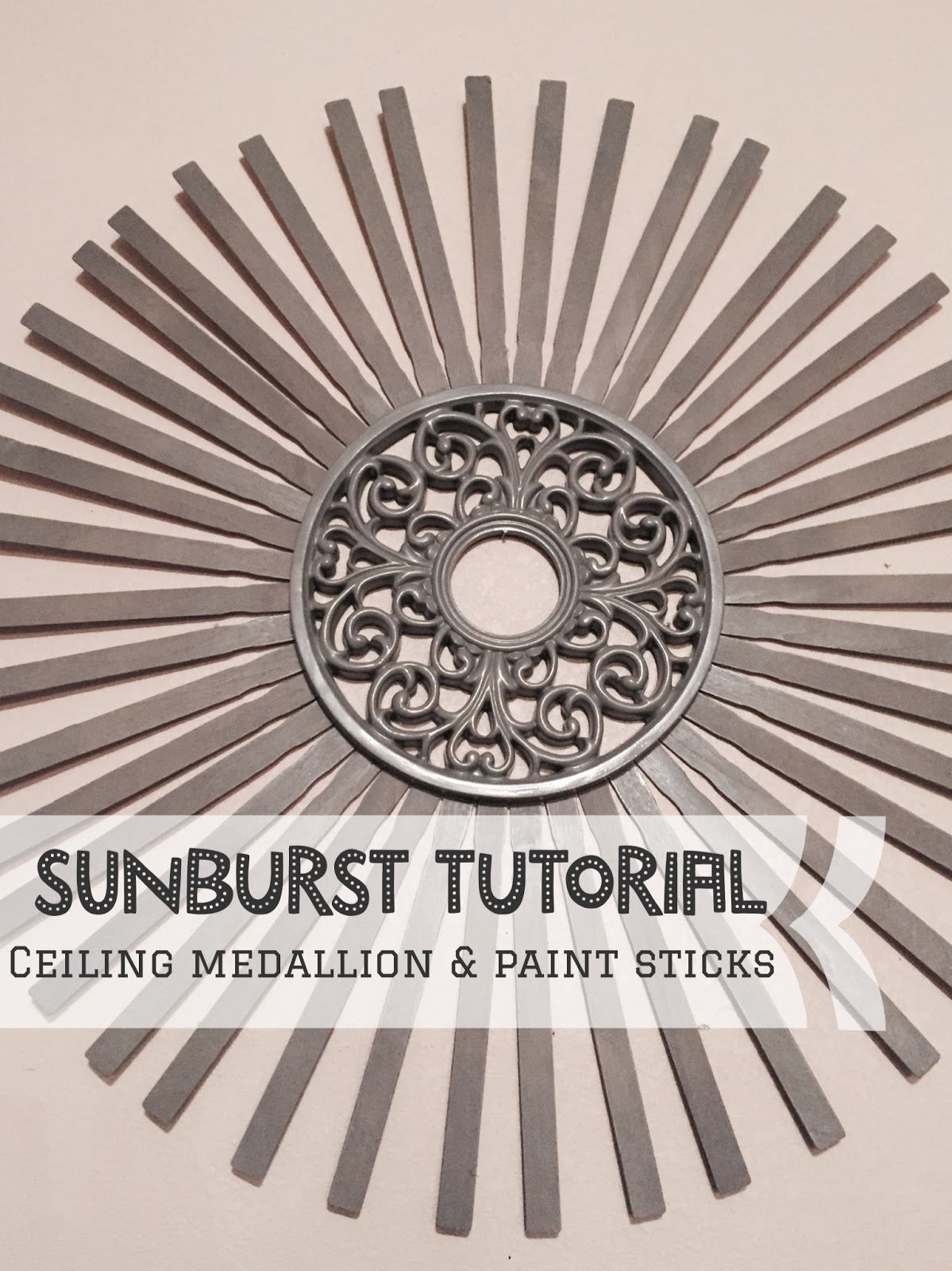 Sunburst Tutorial, Sunburst DIY, How to make a sunburst