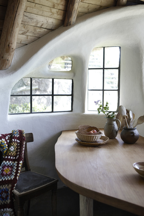 A sustainable cob house in Zealand, Denmark