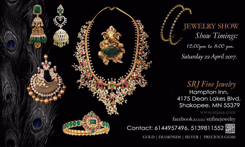 SRJ Fine Jewellery Exhibition Jewellery Designs