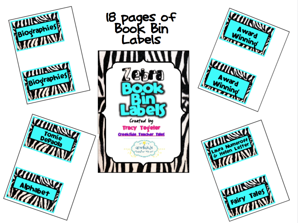 Freebie Book Bin Labels Creekside Teacher Tales freebie-book-bin-labels-creekside-teacher-tales