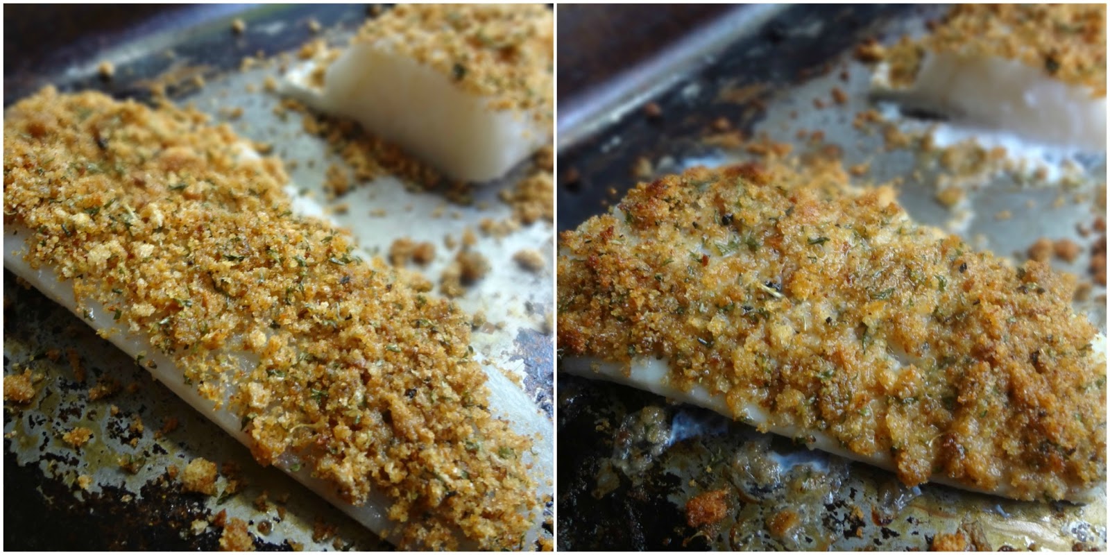 The Cooking Actress Breadcrumb Crusted Cod