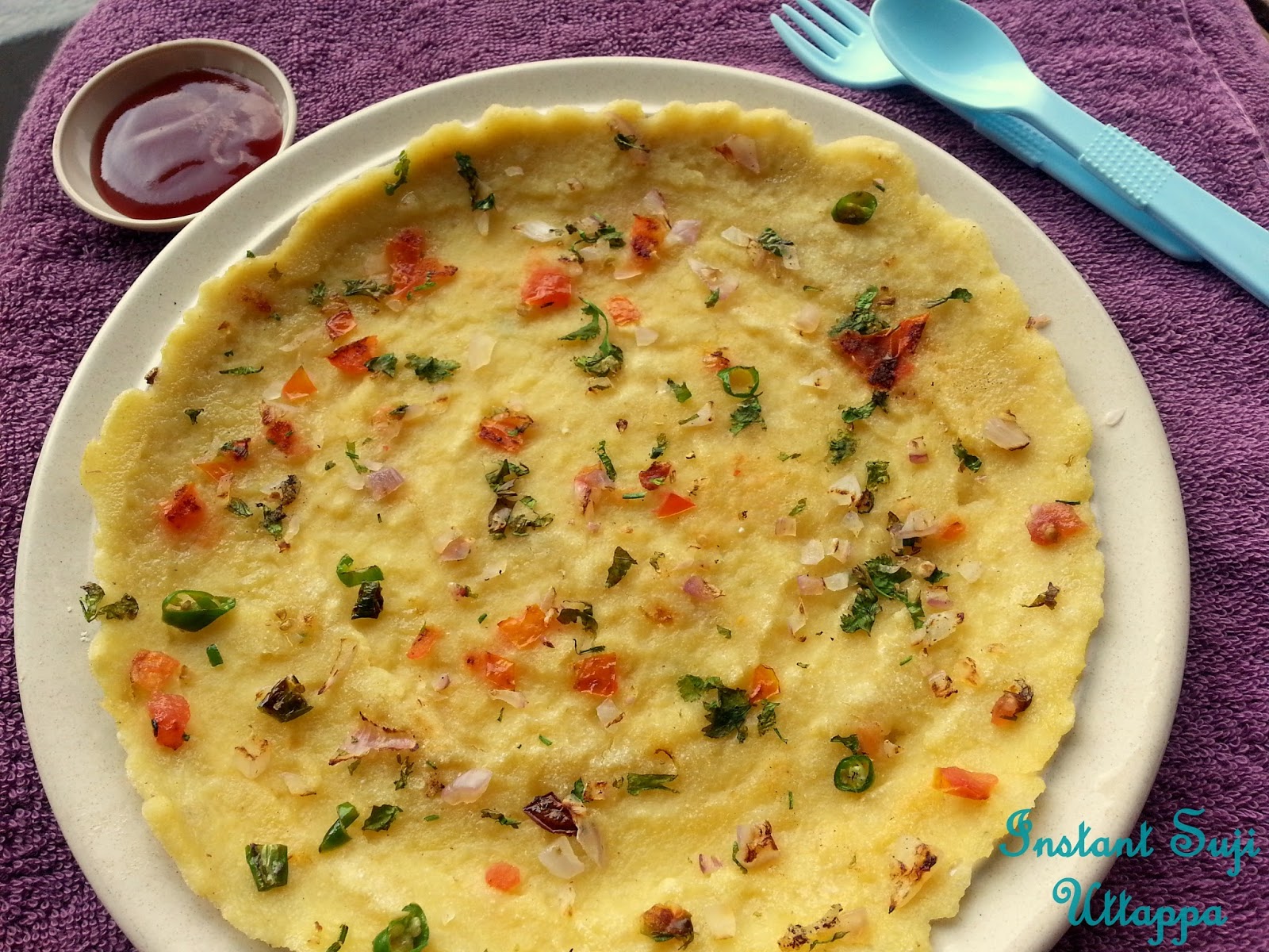 Annapurna Instant Sooji/ Semolina Uttapam/Uttapa / Healthy Breakfast