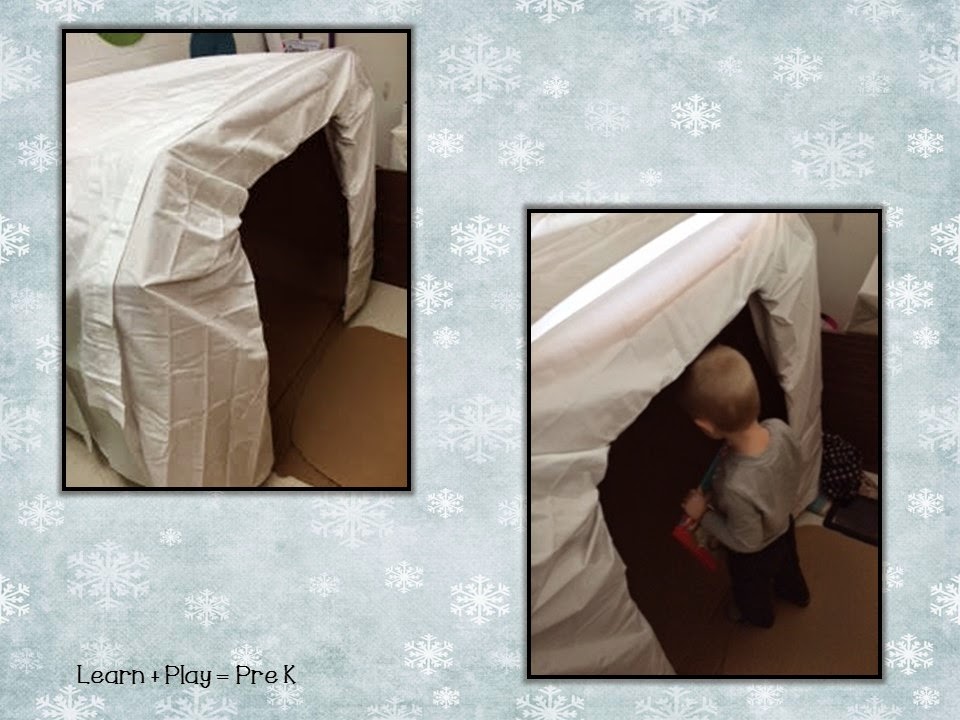 Learn + Play = Pre K How to build an igloo!