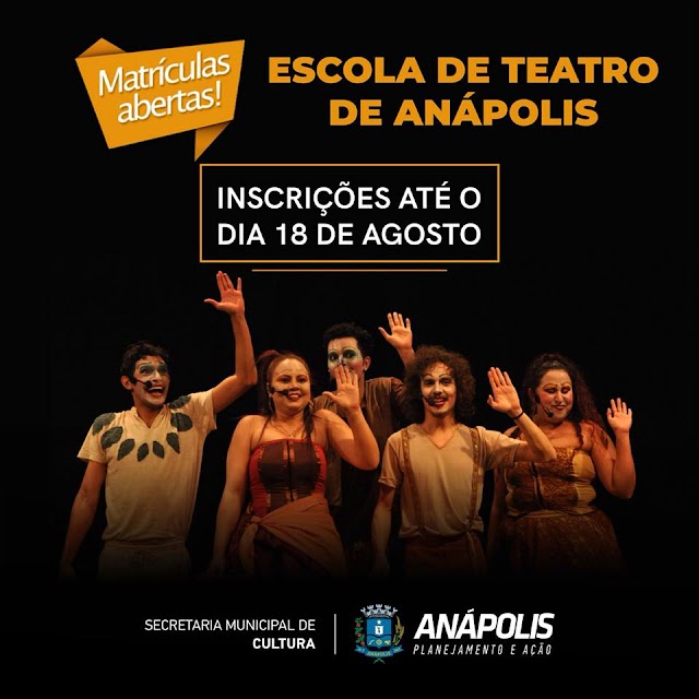 Anápolis: Matrículas abertas para Escola de Teatro 