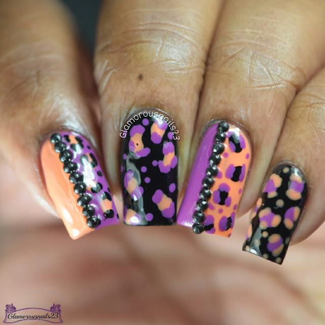 Nail Challenge Collaborative November 2017 - Animal Print #1 glamorousnails23.com