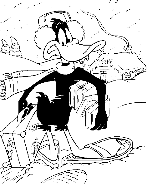daffy duck bugs bunny coloring pages - photo #40