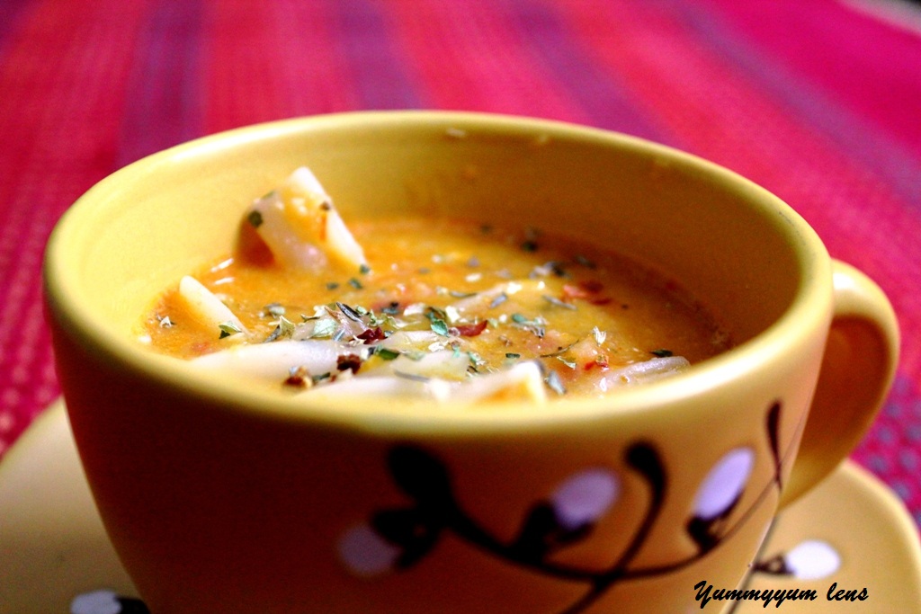 Yummy Yum Lens Fusilli Pasta Soup