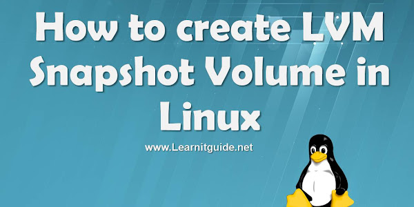 How to Create LVM Snapshot Volume in Linux Easily