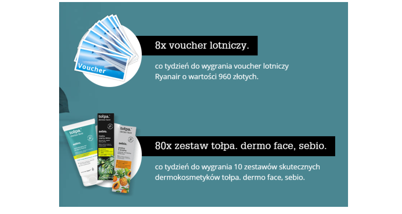 Wygraj 1 z 80 zestawów produktów Tołpa o wartości 100 zł Konkurs