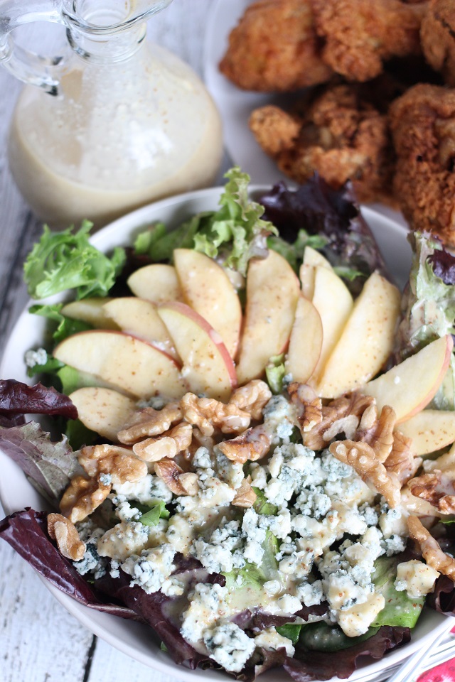 Apple, Blue Cheese & Walnut Salad Recipe Mama Loves Food