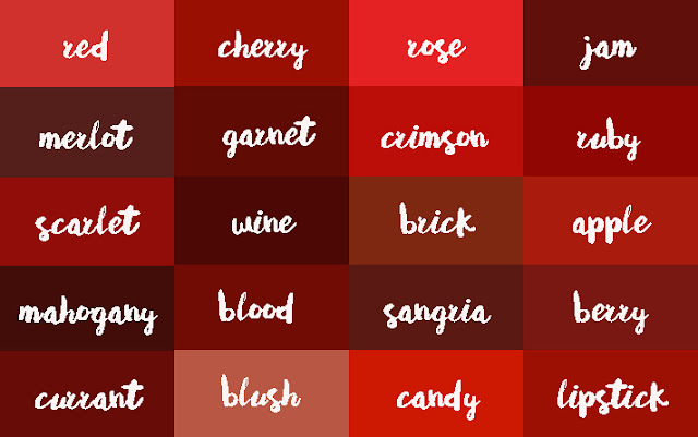 How to use 20 Shades of Red