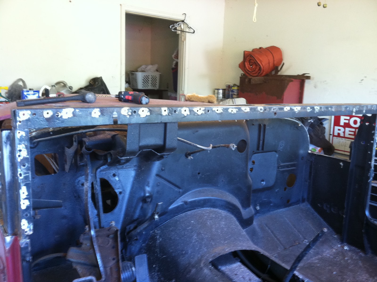 Jeep Build 81' CJ 5 Top Cowl Removal