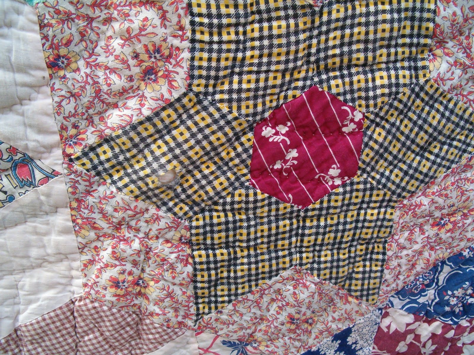 Quilts N Things Grandma Miller's Flour sack quilt
