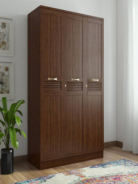 Mẫu tủ quần áo gỗ sồi 3 buồng không tay nắm tu-quan-ao-go-soi-3-buong-9