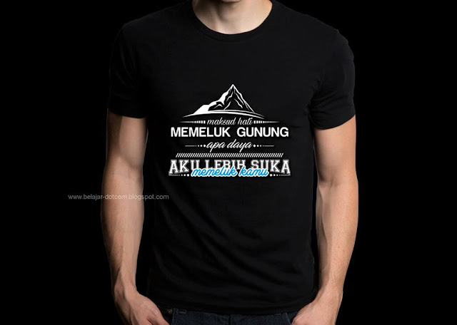Belajar desain baju distro