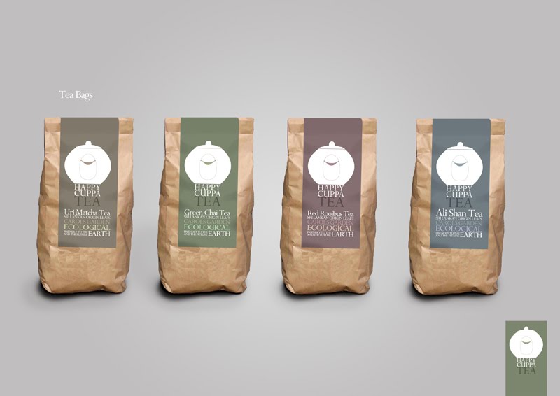 dubrehed design happy cuppa tea package design