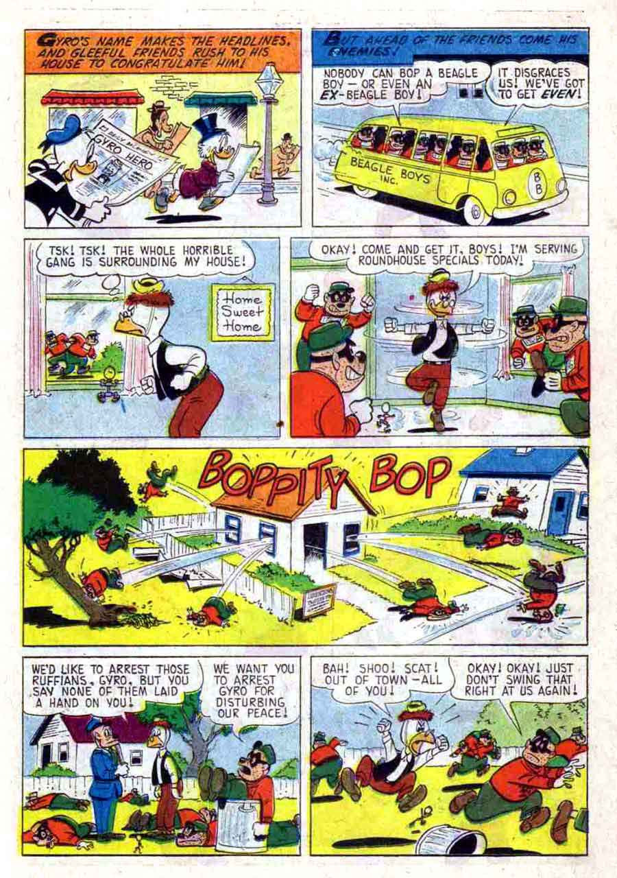 Gyro Gearloose / Four Color Comics #1184 dell silver age 1960s comic book page art by Carl Barks