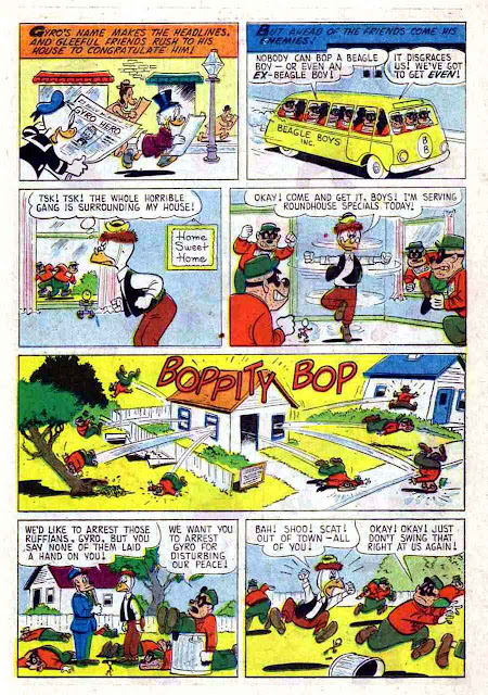 Gyro Gearloose / Four Color Comics #1184 dell silver age 1960s comic book page art by Carl Barks Gyro Gearloose / Four Color Comics #1184 dell silver age 1960s comic book page art by Carl Barks