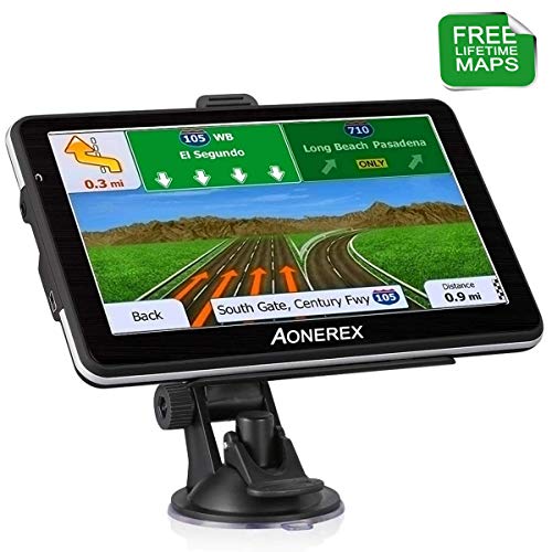 SAT NAV GPS Navigation System Xgody 886 Bluetooth 7 8GB ROM 256MB RAM Capacitive Touchscreen Car Truck Lorry Satellite Navigator with SunShade Support Spoken Turn-By-Turn Directions Speed Limit Displays Pre-installed UK and EU Latest Maps Lifetime Free U