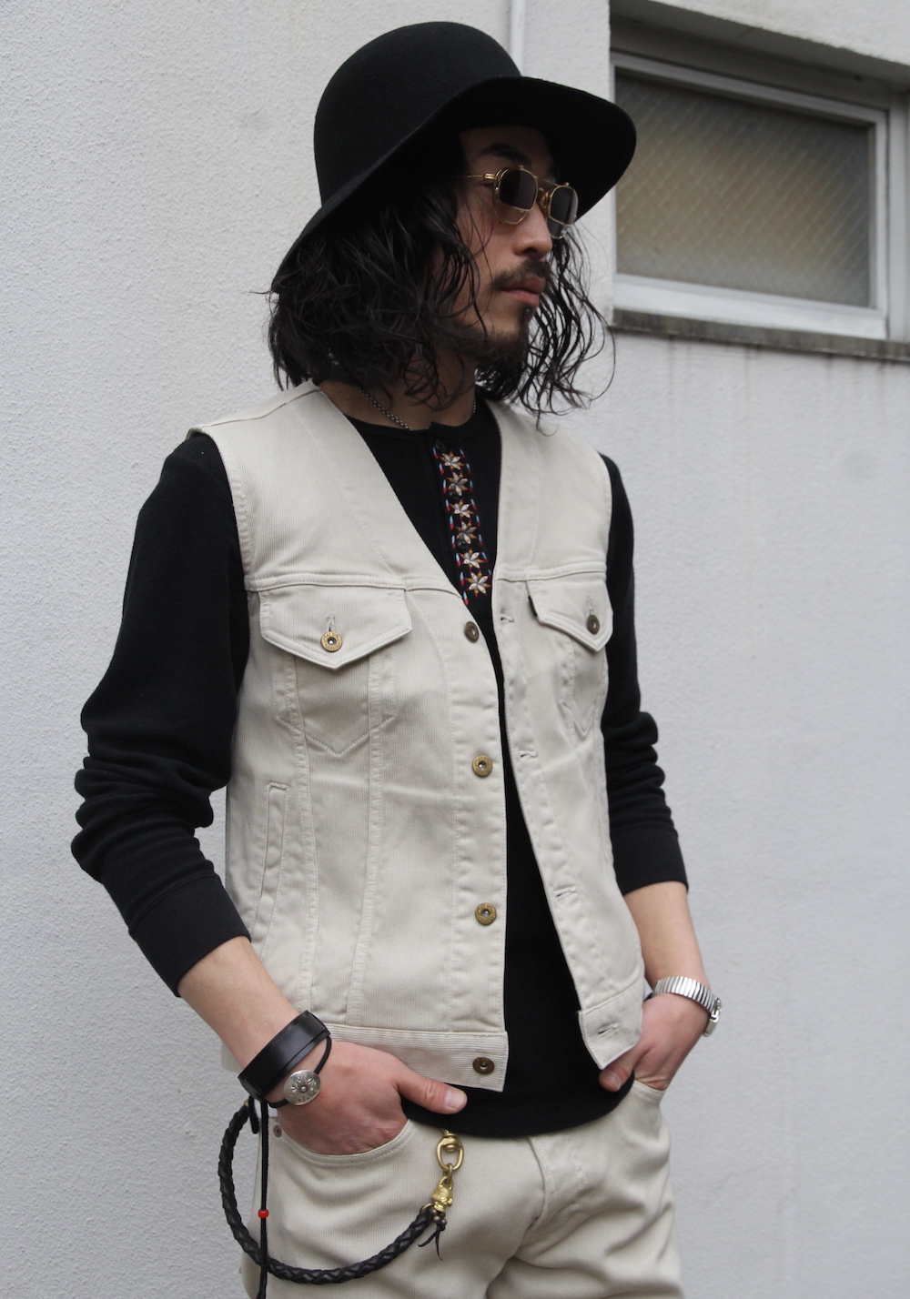 CALEE : 3rd TYPE PIQUE VEST | RADIALL/CALEE/GLAD HAND/DOMINO66 