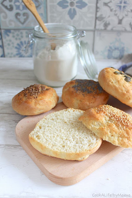 Buns briochés pour burgers (vegan) • Cook A Life! by Maeva