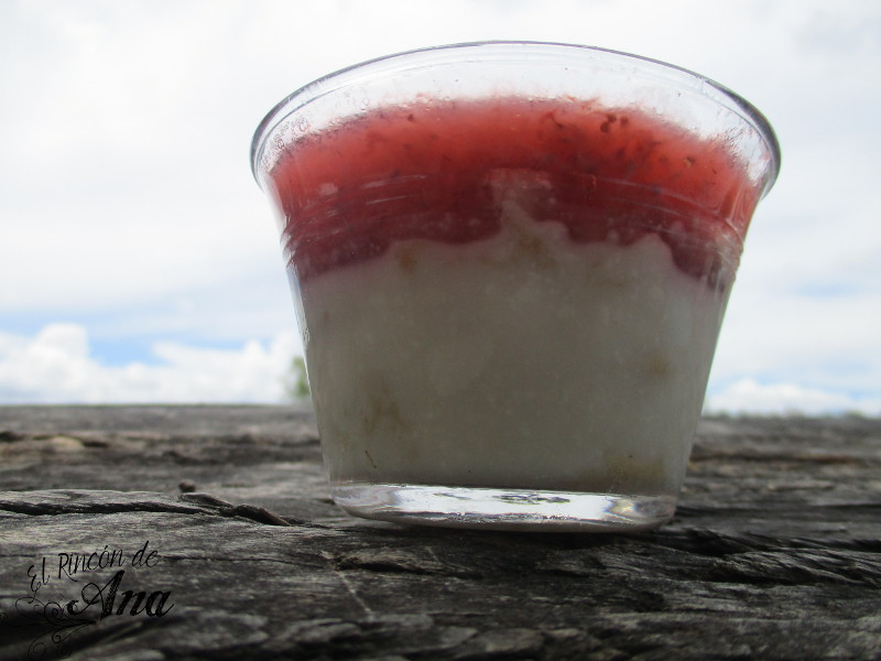 Pay de queso y fresas sin horno