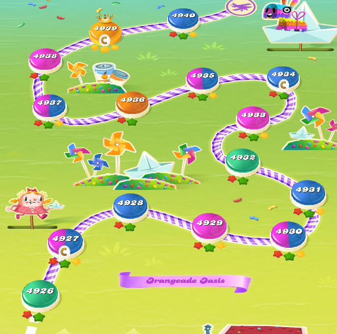 Candy Crush Saga level 4926-4940 Candy Crush Saga level 4926-4940