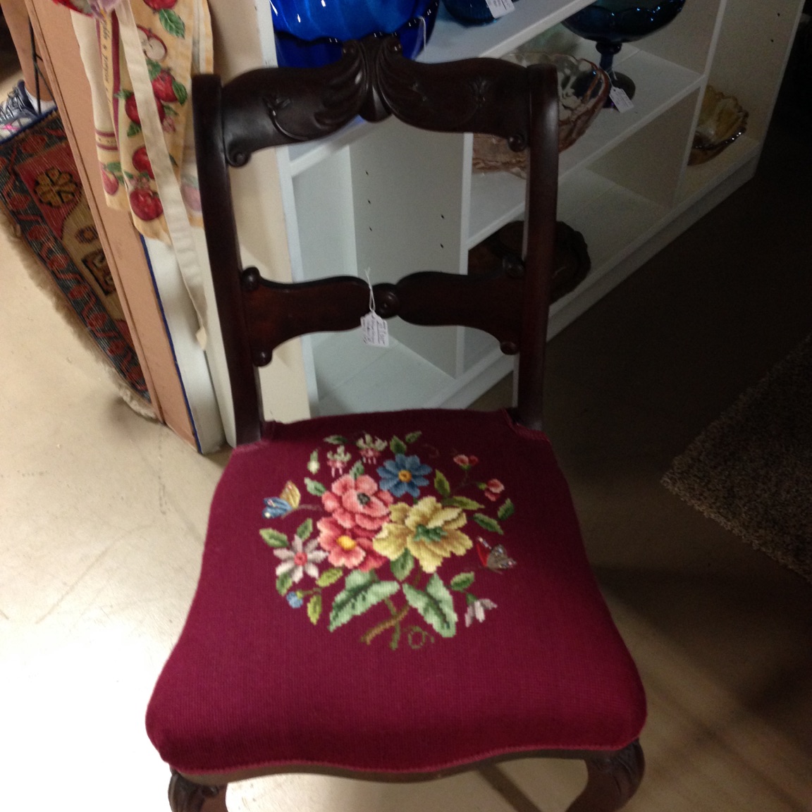 Primitive Passion Decorating Needlepoint Chair