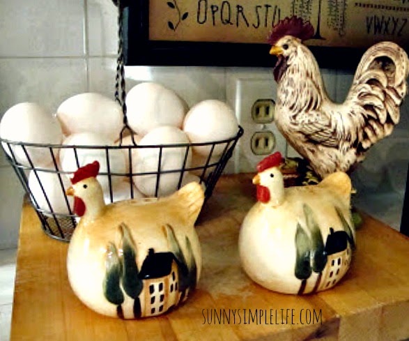 Sunny Simple Life Rooster Decorations For Kitchen
