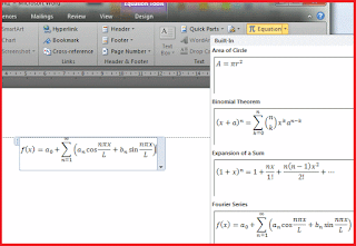 Symbol dan Rumus Matematika Cara Menulis Symbol dan Rumus Matematika Pada Ms Word