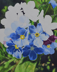forget nots watercolor gaym june