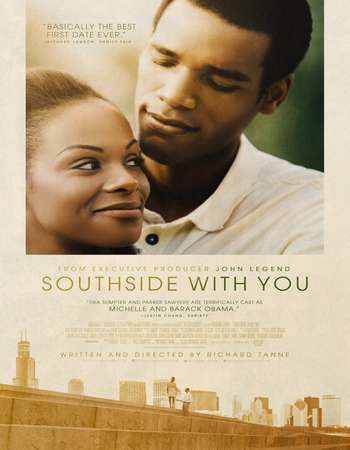 Poster Of Southside with You 2016 English 700MB HDCAM x264 Free Download Watch Online downloadhub.in