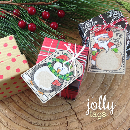 Tags by Jennifer Jackson |  Jolly Tags Stamp and Die Set by Newton's Nook Designs #newtonsnook