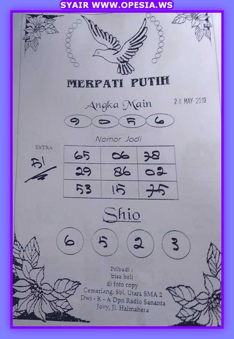 Forum Syair Hk Minggu 26 Mei 2019 Opesia Official