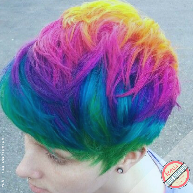 cabelo colorido