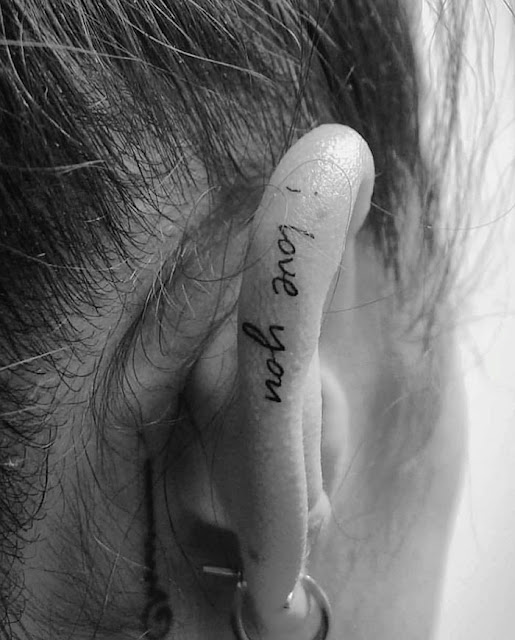 Tatuagens para as orelhas Tatuagens para as orelhas
