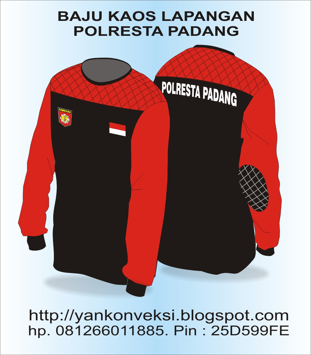 BAJU KAOS LAPANGAN  PESANAN DALMAS POLRESTA PADANG