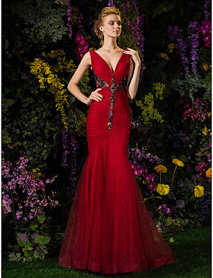 vestidos de gala largos rojos