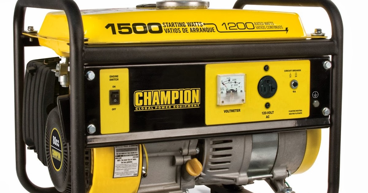 Portable Generators Champion Power Equipment 42436 1500Watt Portable