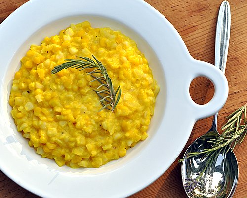 Instead, it's Alton Brown's recipe for homemade creamed corn, ful...