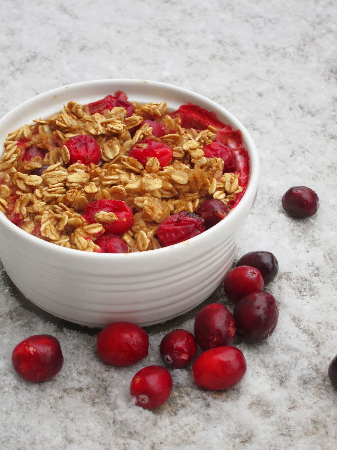 The Oatmeal Artist Cranberry Baked Oatmeal