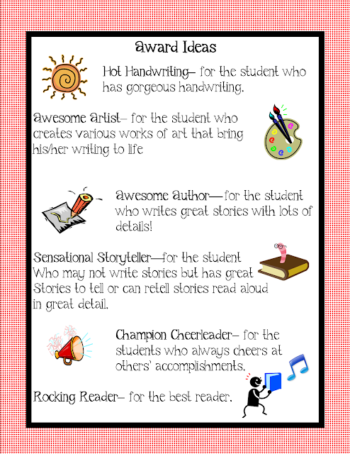 Kindergarten Squared: Awards Ideas for your Kiddos!