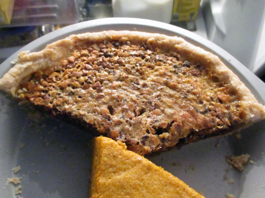 Green Jean hickory nut pie