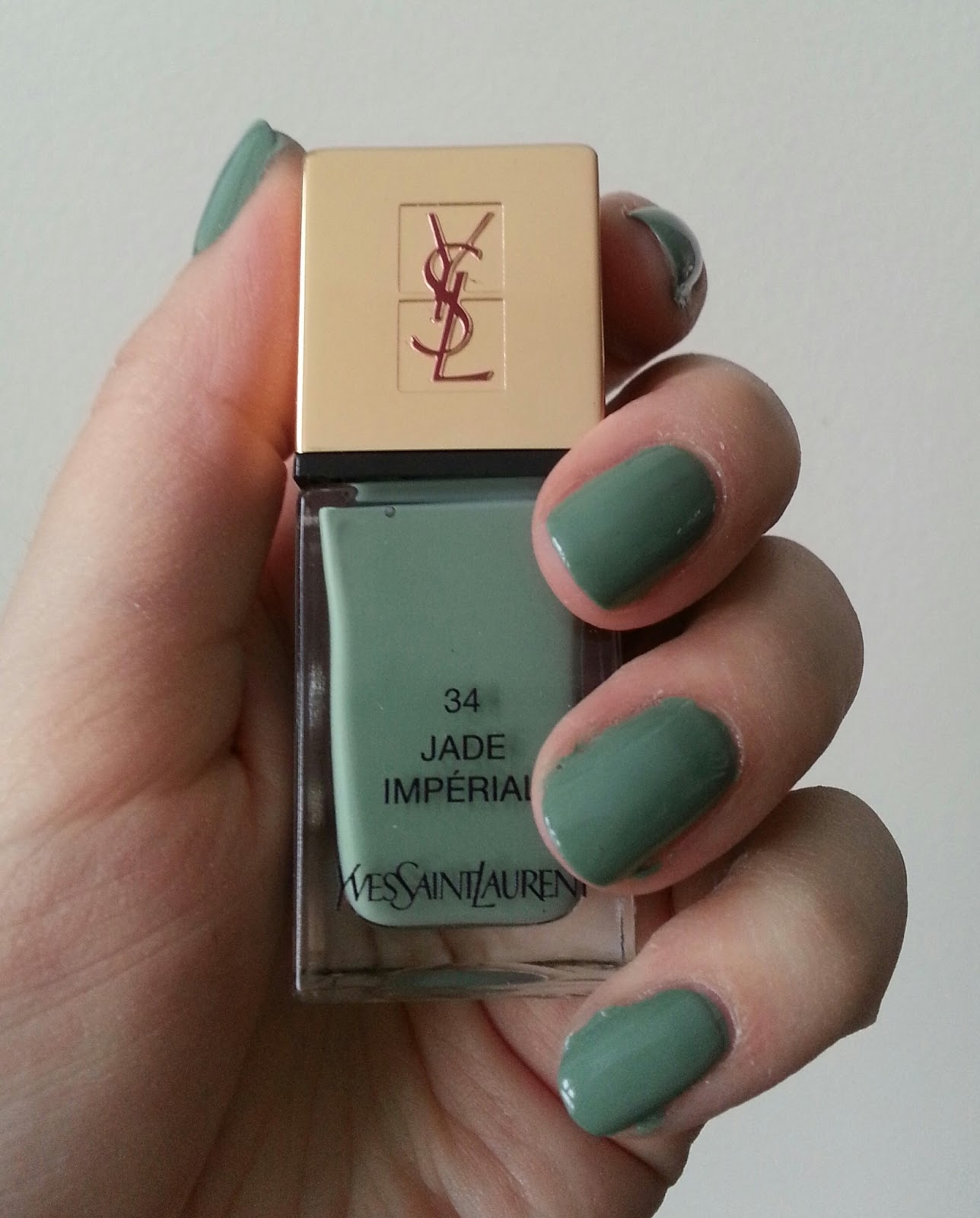 Makeup All Day Long Nail I'm Loving YSL Jade Imperial