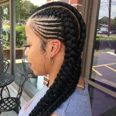 +20 Two Braids Hairstyles for African Women To Try In Summer Nights Bored of the same braided hairstyle and need to try something stylish +20 Two Braids Hairstyles for African Women To Try In Summer Nights